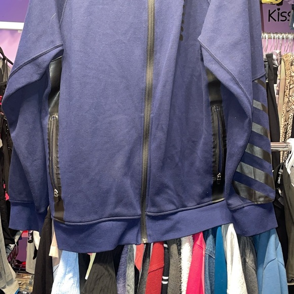 Men’s ACX Active performance jacket hoodie blue zipper pockets size extra large - Picture 3 of 8